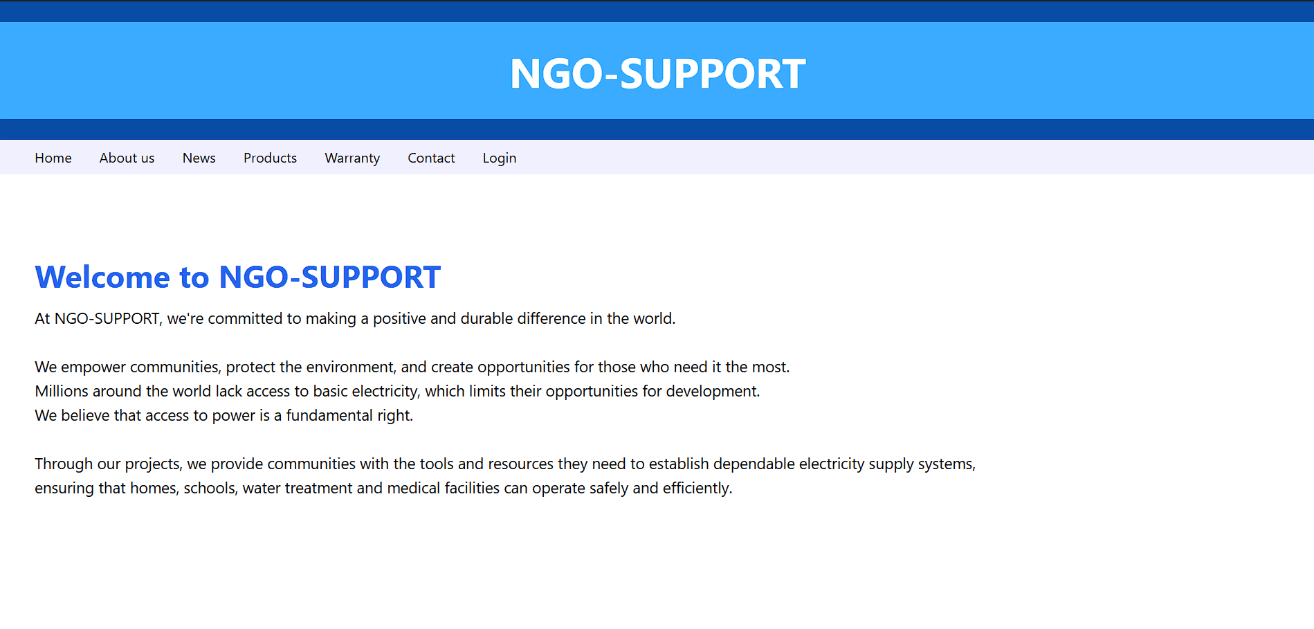 Empowering Non-Profits: Centralized Resource and Data Management